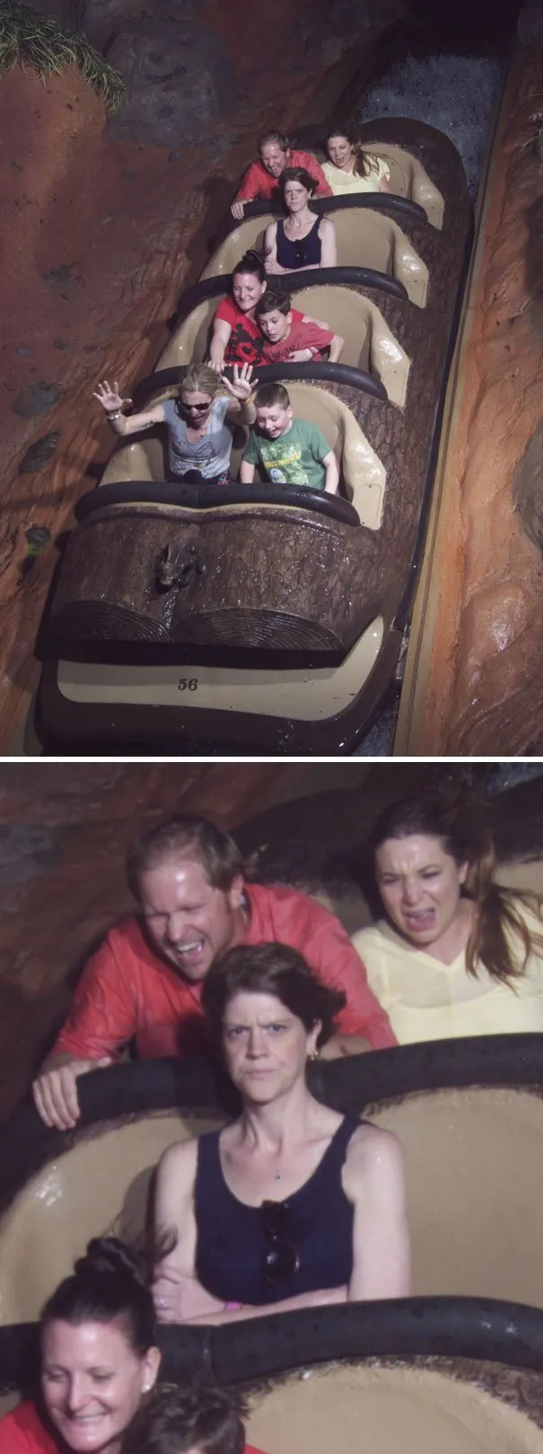 10 Foto Ekspresi Penumpang Roller Coaster Ini Bikin Ketawa Ngakak. Kocak Banget Sih Ini 11
