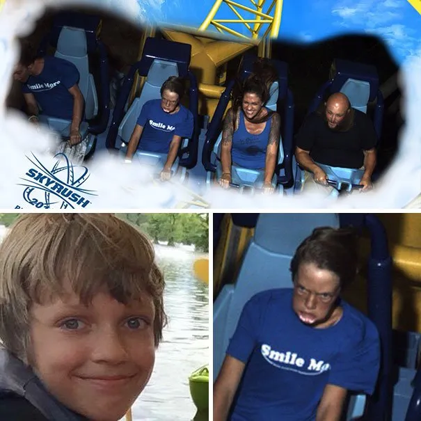10 Foto Ekspresi Penumpang Roller Coaster Ini Bikin Ketawa Ngakak. Kocak Banget Sih Ini 14