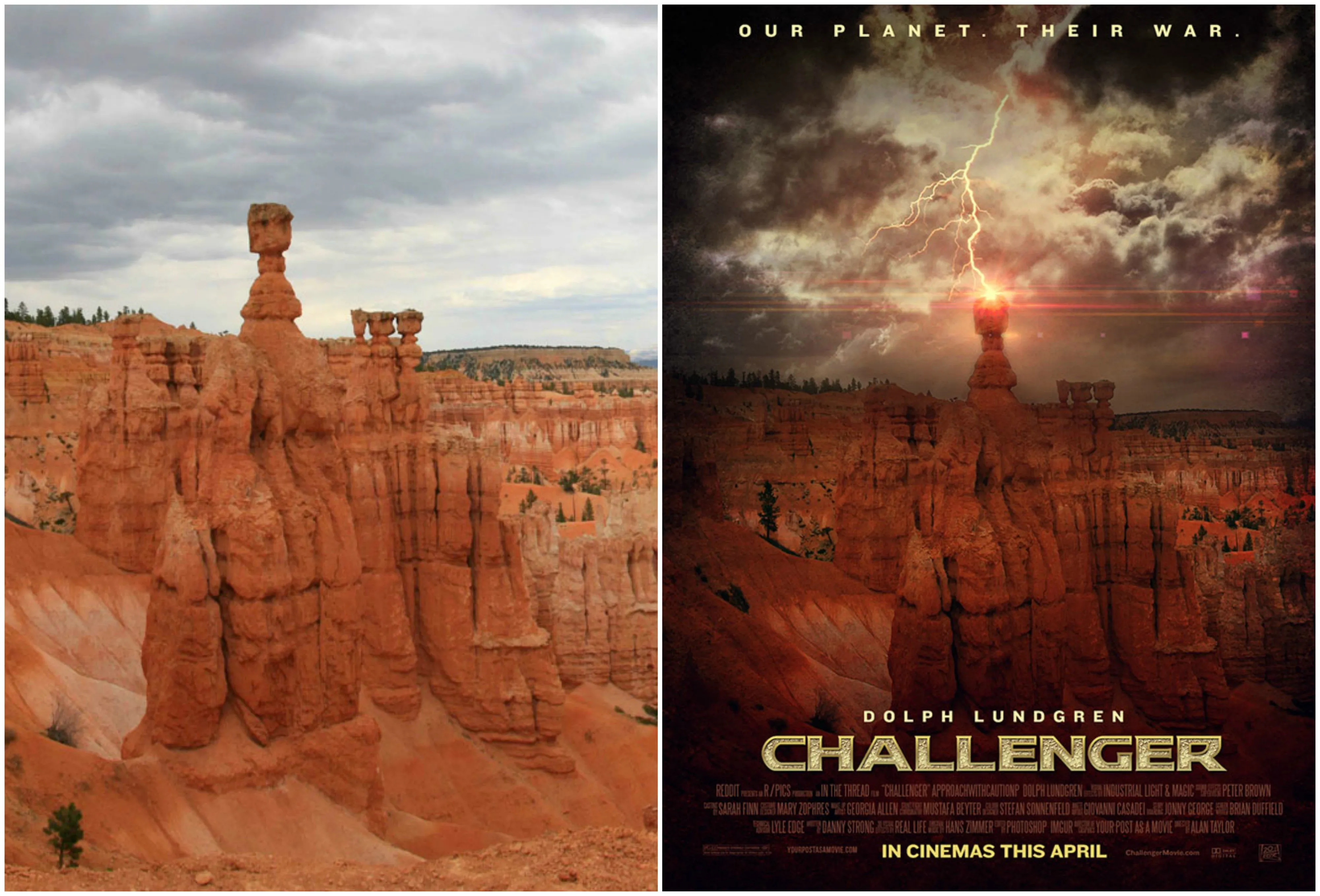 15 Poster Film Keren Ini Ternyata Hasil Photoshop dari Foto yang Biasa Saja lho. Jago Banget yang Ngedit 19