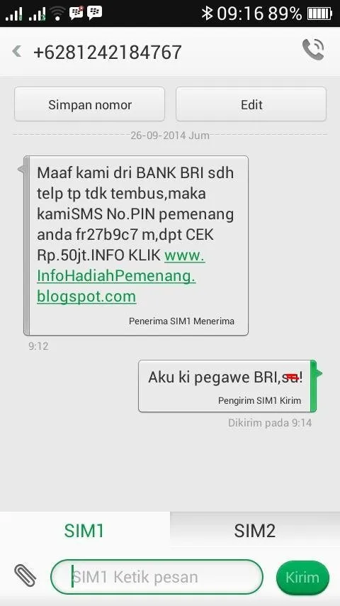 12 Cara Kocak Membalas SMS Penipuan Bodong. Hari Gini kok Masih Ada Saja, ya? 20