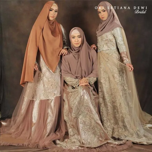 Anggunnya HQQ, 16+ Inspirasi Busana Bridesmaid Syar'i Menutup Dada Ini Layak Diadopsi 28