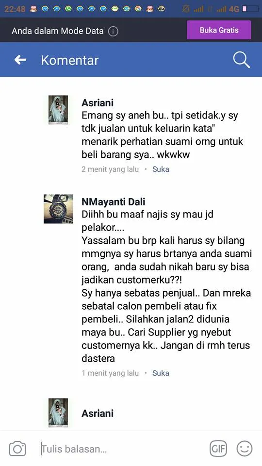 Parno Sama Isu Pelakor yang Lagi Ramai, Cewek Ini Marahi Pemilik Olshop yang Panggil Suaminya