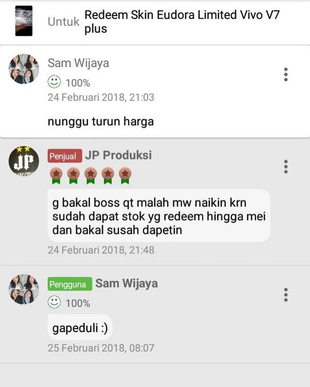 Perang Komentar Sudah Makin Akut, Bahkan Lapak Jualan pun Jadi Lapangan Adu Argumen. Situ Sehat? 8