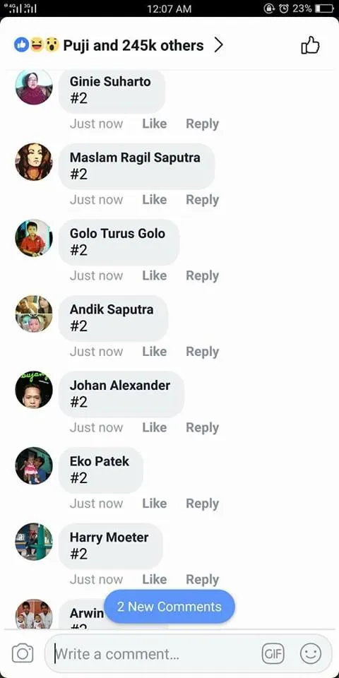 Ratusan Ribu Orang Ketik Angka