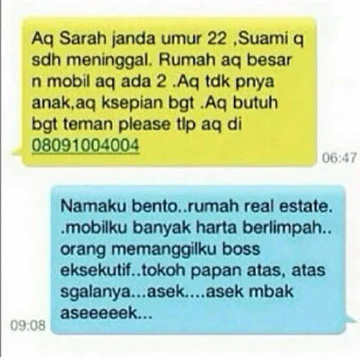 12 Cara Kocak Membalas SMS Penipuan Bodong. Hari Gini kok Masih Ada Saja, ya? 23