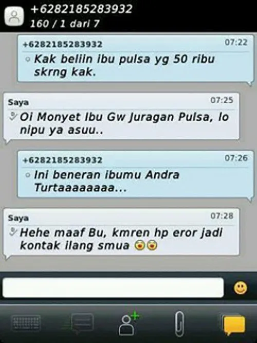 12 Cara Kocak Membalas SMS Penipuan Bodong. Hari Gini kok Masih Ada Saja, ya? 25