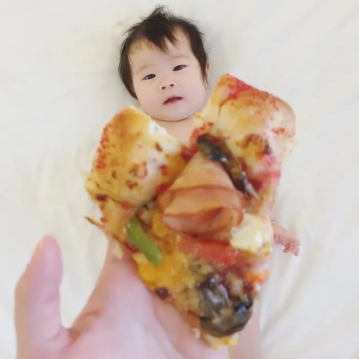 Bisa Ditiru nih, 12 Outfit dari Makanan buat Pemotretan Bayi. Hemat dan Hasilnya Lucu Banget! 13