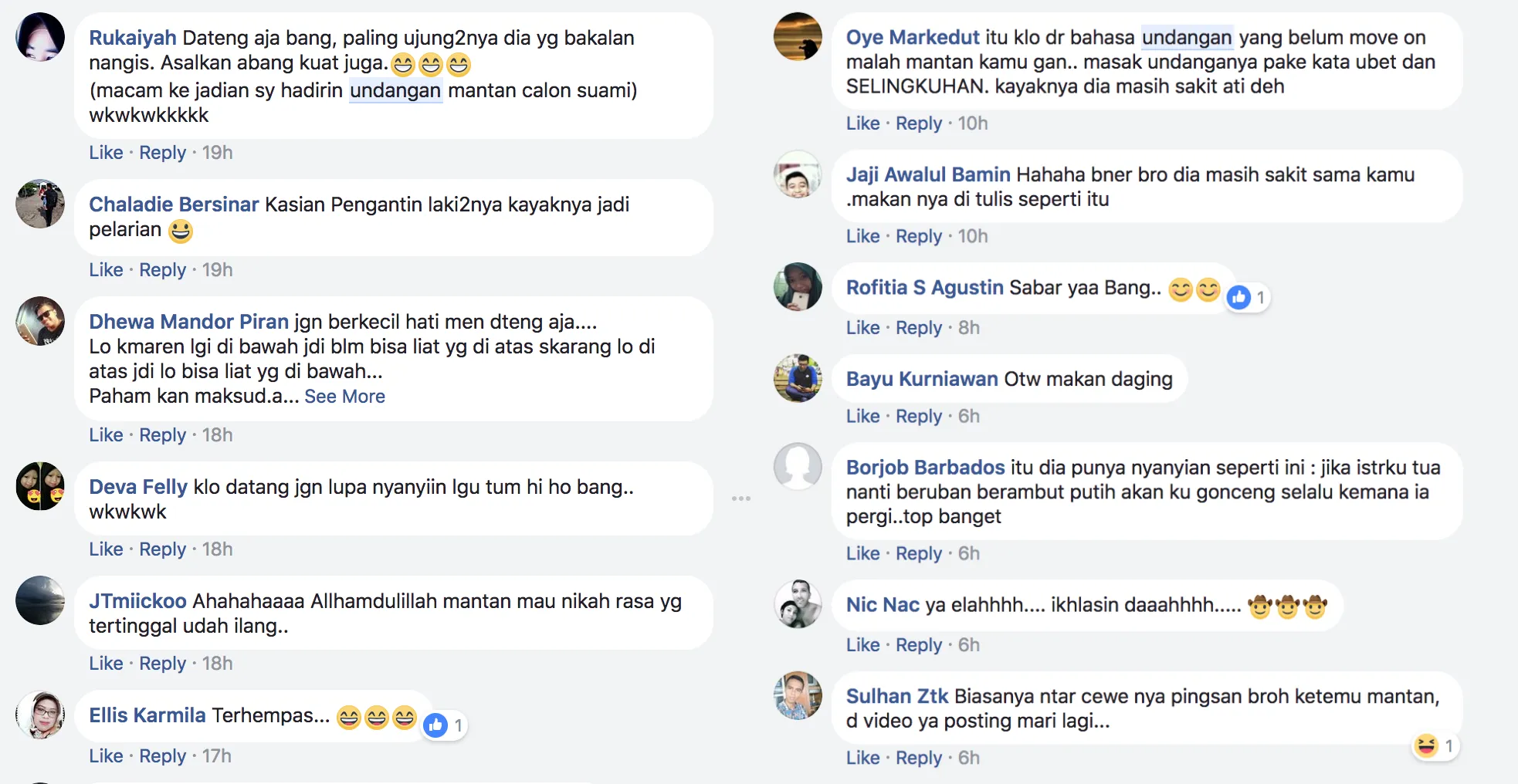Sang Mantan Nikah dengan Teman Sendiri, Cowok Ini Minta Saran Mending Datang Resepsi atau Nggak 7