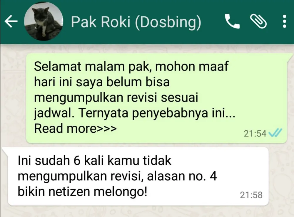 11+ Chat Mahasiswa dengan Dosen yang Nggak Kenal Aturan. Kocak sih, Tapi Masa Calon Sarjana Begini? 26