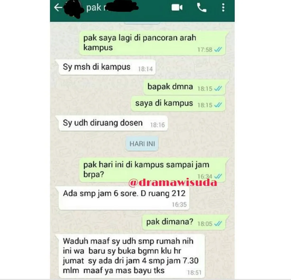 11+ Chat Mahasiswa dengan Dosen yang Nggak Kenal Aturan. Kocak sih, Tapi Masa Calon Sarjana Begini? 18