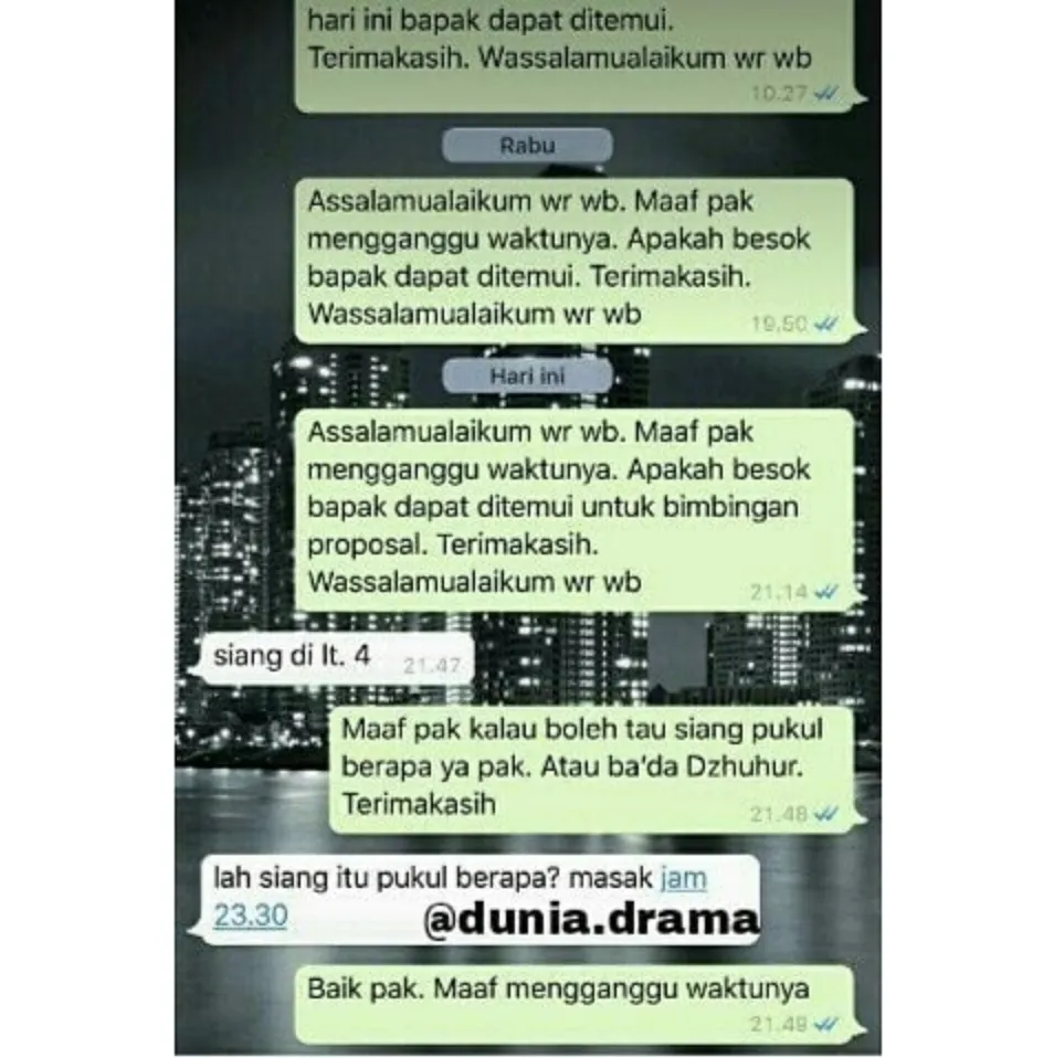 11+ Chat Mahasiswa dengan Dosen yang Nggak Kenal Aturan. Kocak sih, Tapi Masa Calon Sarjana Begini? 19