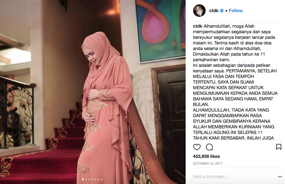 Selamat! Setelah Menanti 11 Tahun, Akhirnya Pelantun Tembang 'Cindai' ini Lahirkan Anak Pertamanya 6