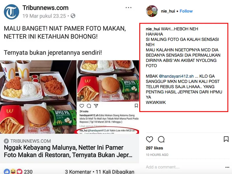 Niat Hati Pengen Bully si Pencuri Fotonya, Warganet Malah Serang Balik Cewek ini. Kebangetan sih~ 5