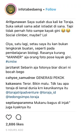 Norak, Traveler Ini Berpose Menginjak-Injak Tulang di Makam Toraja. Jangan Ditiru Deh ya! 4