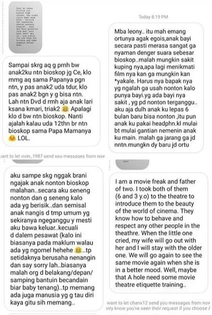 Leony Eks Trio Kwek-Kwek Bagikan Cerita Soal Orangtua yang Bawa Bayi ke Bioskop. Salah Siapa? 7