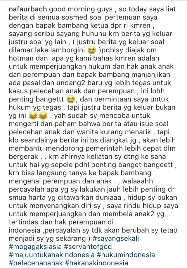 Ngomongin Hak Anak dan Perempuan, Media Malah Ramai Beritain Soal Lamaran Hotman Paris-Nafa Urbach 4