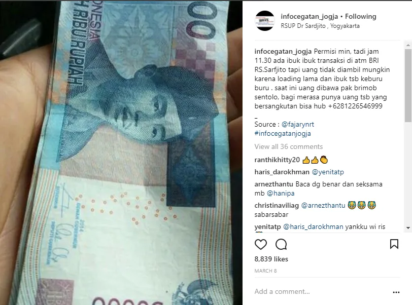 Nemu Uang di Jalan dan Dicari Pemiliknya, Jadi Bukti Bahwa Masih Ada Orang Jujur di Negeri ini. Salut! 7