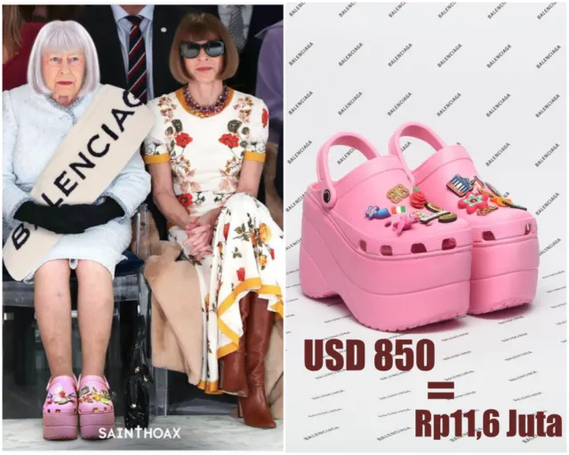 10 'Ugly' Fashion yang Sebenarnya Harganya Selangit. Akhirnya Diolok-olok dan Jadi Meme Juga 12