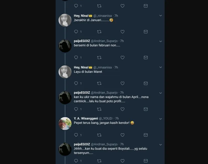 Menyimak Serunya para Pejuang Cinta yang Tebar Gombal di Medsos. Pepet Terus, Jangan Kasih Kendor! 16