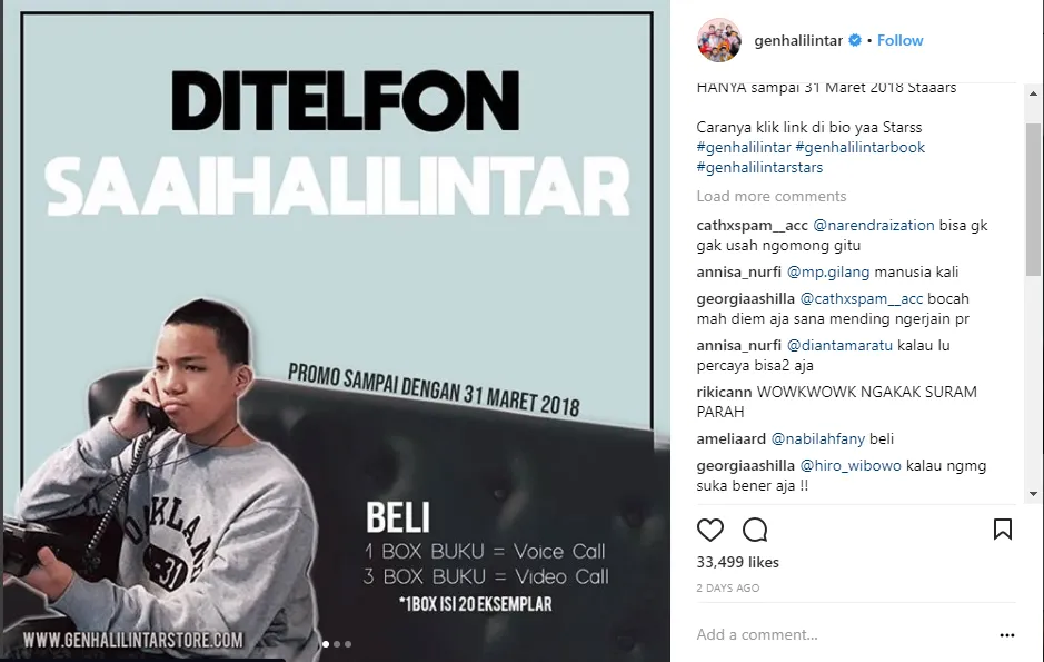 Warganet Kritik Promo Buku Keluarga Gen Halilintar yang Berikan Gratis Video Call. Salahnya di Mana sih? 5