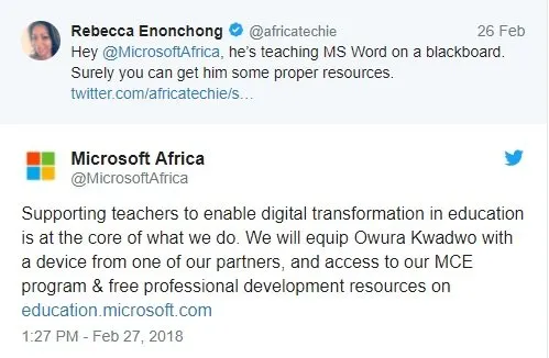 Simpati Sama Guru Ghana yang Ajari Muridnya Pakai Papan Tulis, Microsoft Langsung Turun Tangan 4