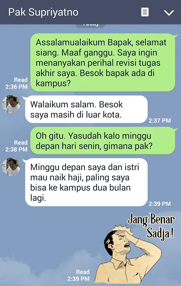 11+ Chat Mahasiswa dengan Dosen yang Nggak Kenal Aturan. Kocak sih, Tapi Masa Calon Sarjana Begini? 20