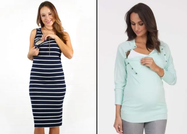5 Model Baju Menyusui Modis dengan Akses Bukaan. Nenenin di Tempat Umum Nggak Kerepotan 6
