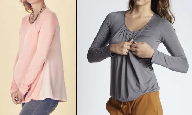 5 Model Baju Menyusui Modis dengan Akses Bukaan. Nenenin di Tempat Umum Nggak Kerepotan 9