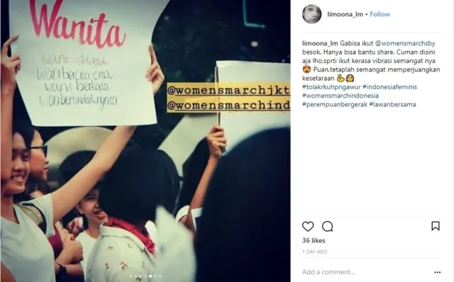 15+ Poster Paling Menohok dalam Aksi Women's March 2018. Beginilah Jeritan Hati Perempuan 26