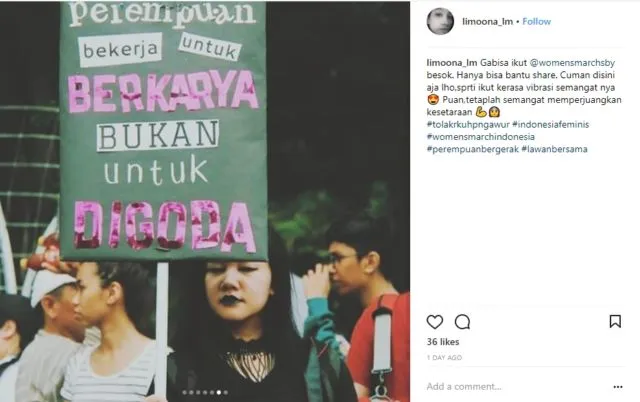 15+ Poster Paling Menohok dalam Aksi Women's March 2018. Beginilah Jeritan Hati Perempuan 25
