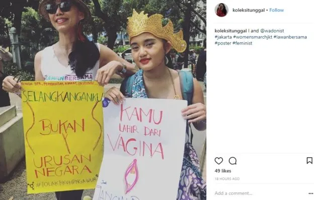 15+ Poster Paling Menohok dalam Aksi Women's March 2018. Beginilah Jeritan Hati Perempuan 23