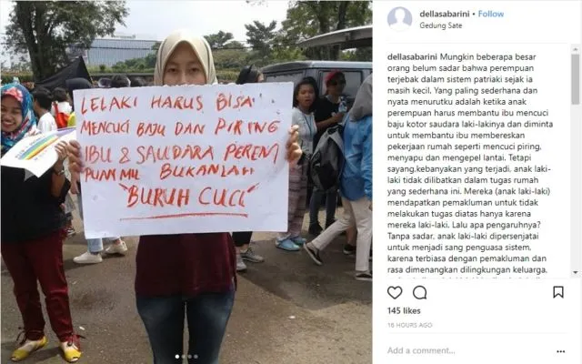 15+ Poster Paling Menohok dalam Aksi Women's March 2018. Beginilah Jeritan Hati Perempuan 18