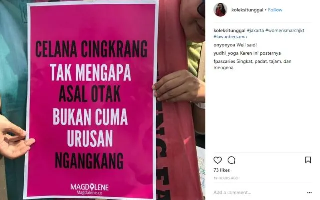 15+ Poster Paling Menohok dalam Aksi Women's March 2018. Beginilah Jeritan Hati Perempuan 32
