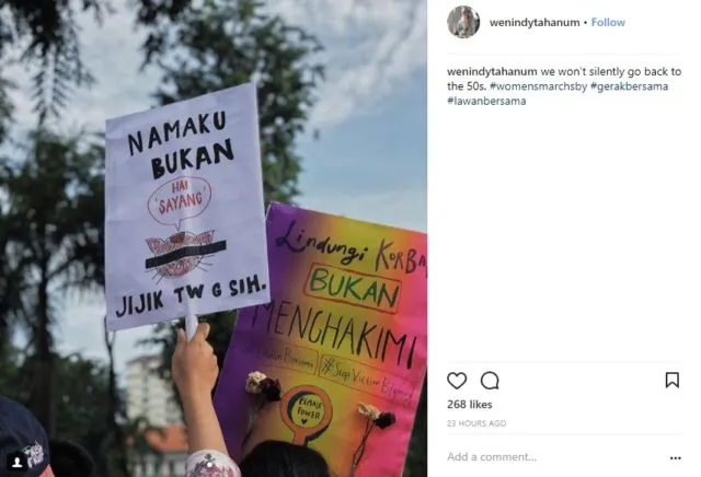 15+ Poster Paling Menohok dalam Aksi Women's March 2018. Beginilah Jeritan Hati Perempuan 31