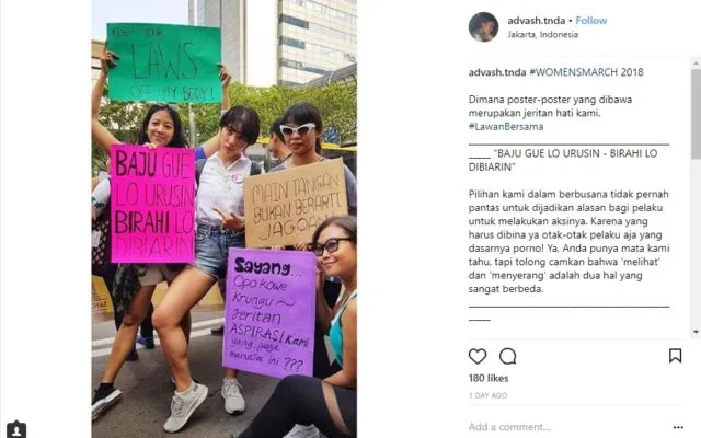 15+ Poster Paling Menohok dalam Aksi Women's March 2018. Beginilah Jeritan Hati Perempuan 30