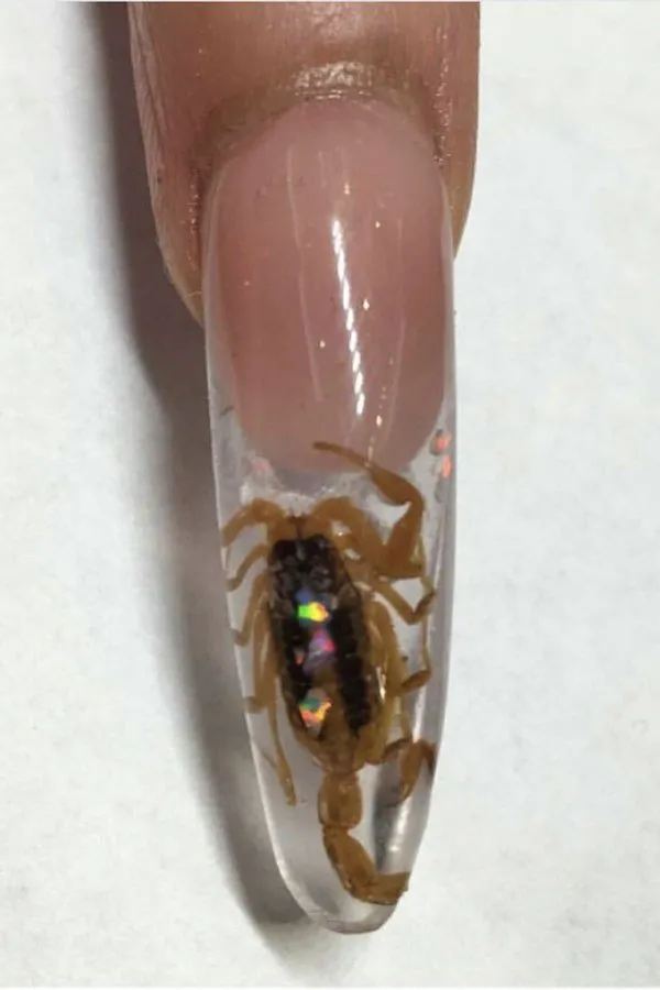 14+ Nail Art Terunik sampai Bikin Alis Kamu Mengernyit. Ada yang Lucu, Ada Pula yang Super Nyentrik 22