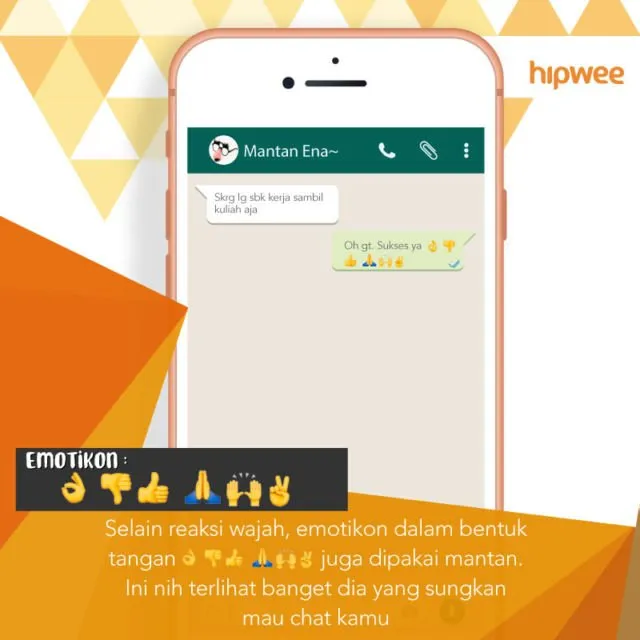 Jangan GR Dulu Kalau Mantanmu Ngirim 11 Emotikon ini Pas WA Kamu. Kira-Kira Begini nih Maknanya~ 21