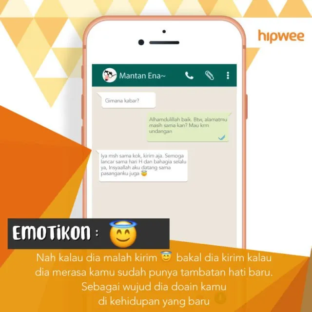 Jangan GR Dulu Kalau Mantanmu Ngirim 11 Emotikon ini Pas WA Kamu. Kira-Kira Begini nih Maknanya~ 22