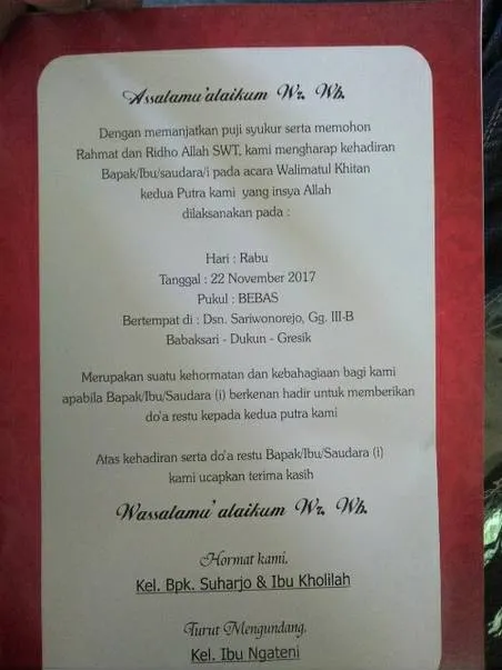 12 Kocaknya Undangan Ini Bukti Banyak yang Butuh Hiburan di Tengah Ribetnya Ngurusin Hajatan 19
