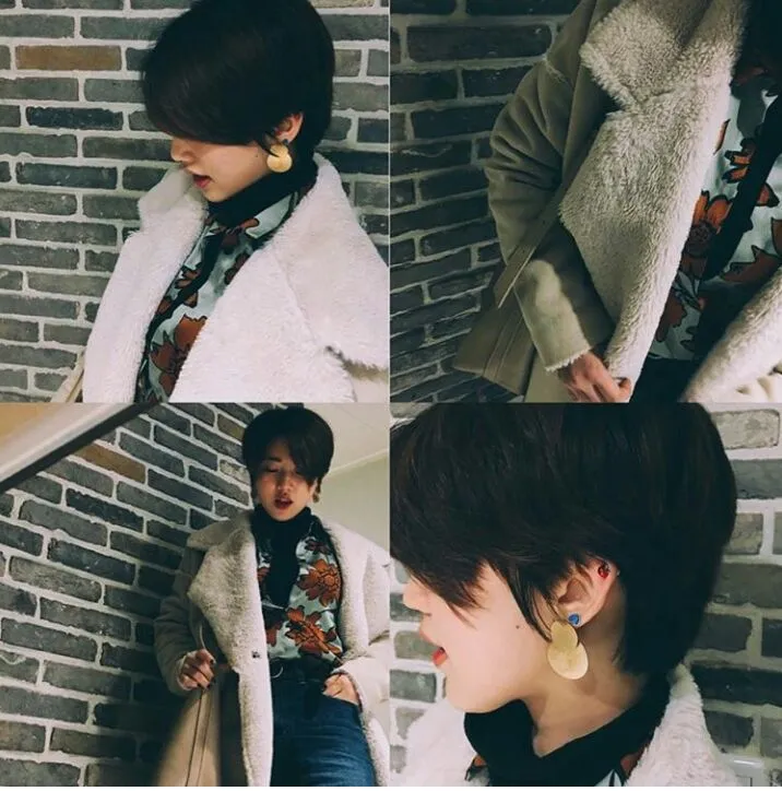 Sedikit Berkesan Tomboy, 10+ Gaya Hits Han Yoora Ini Buktikan Rambut Pendek Pun Bisa Bikin Terlihat Imut dan Manis 17