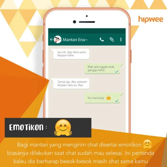 Jangan GR Dulu Kalau Mantanmu Ngirim 11 Emotikon ini Pas WA Kamu. Kira-Kira Begini nih Maknanya~ 12