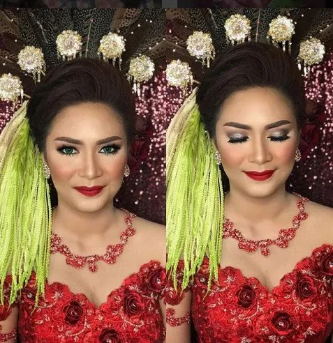 Jarang Terekspos, 7+ Inspirasi Make-up dan Busana Adat Pernikahan Perempuan Dayak Ngaju ini Begitu Mewah dan Menawan 17