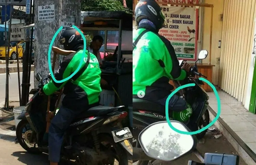 15 Potret Driver Ojol yang Nunjukin Gigihnya Mereka. Masih Belum Bersyukur dengan yang Kamu Punya? 23