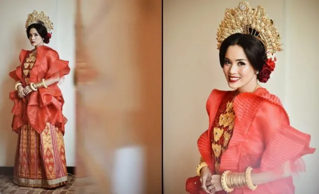 Parade Pengantin Bugis Mengenakan Baju Bodo Kaya Warna. Memikat Setiap Orang yang Memandangnya 25