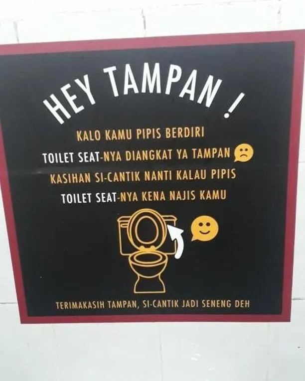 17+ Peraturan Nyeleneh bin Kocak di Toilet ini Pasti Bikin Kamu Geleng-Geleng Kepala Sembari Buang Hajat~ 33