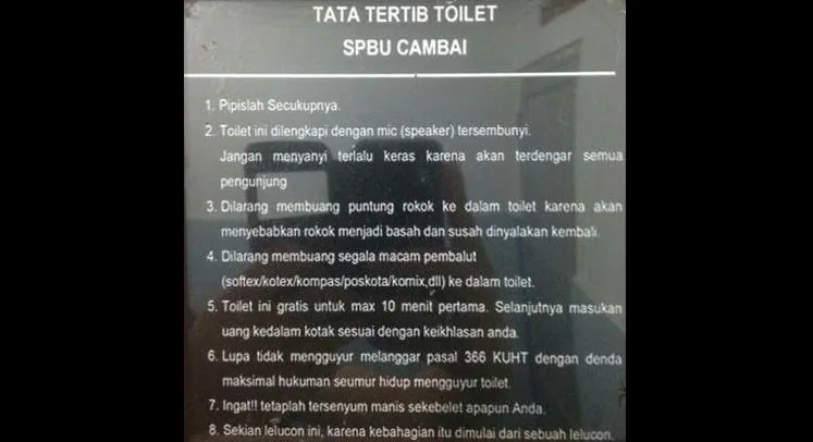 17+ Peraturan Nyeleneh bin Kocak di Toilet ini Pasti Bikin Kamu Geleng-Geleng Kepala Sembari Buang Hajat~ 24