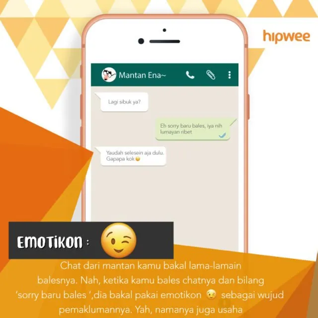 Jangan GR Dulu Kalau Mantanmu Ngirim 11 Emotikon ini Pas WA Kamu. Kira-Kira Begini nih Maknanya~ 14