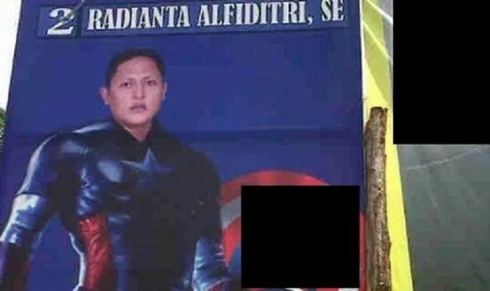 Kelewat Kreatif, Baliho Caleg Kampanye ini Sungguh Out of The Box. Akhirnya 'Jadi' Nggak, Ya? 18