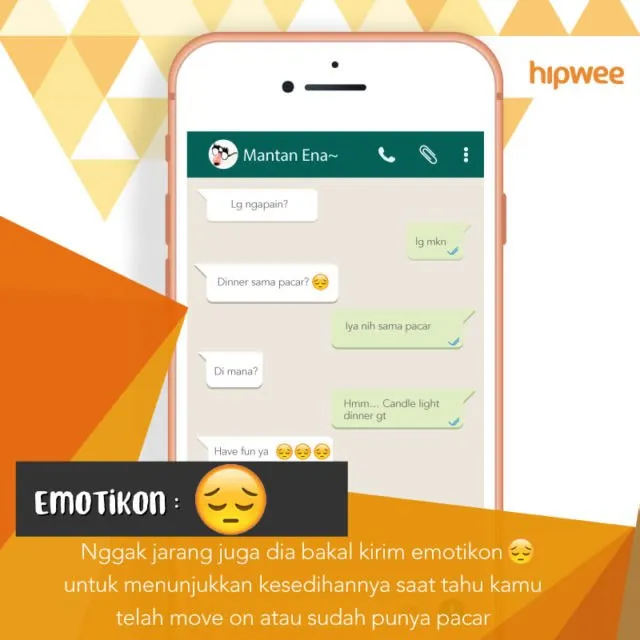 Jangan GR Dulu Kalau Mantanmu Ngirim 11 Emotikon ini Pas WA Kamu. Kira-Kira Begini nih Maknanya~ 19