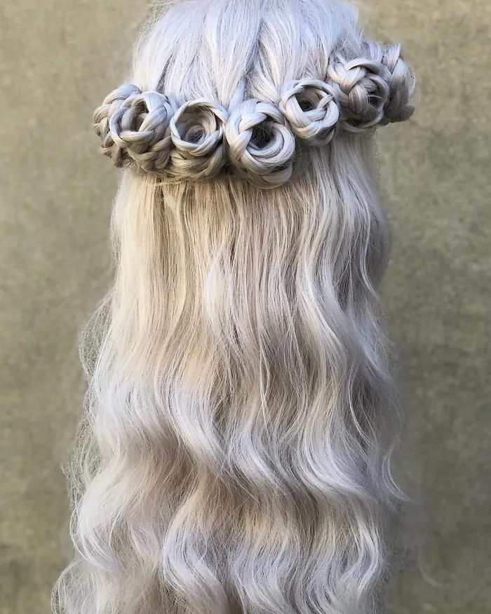 12+ Ide Kepang Unik Braided Rose yang Wajib Dilirik. Siap-siap Rambutmu Jadi Cantik! 17